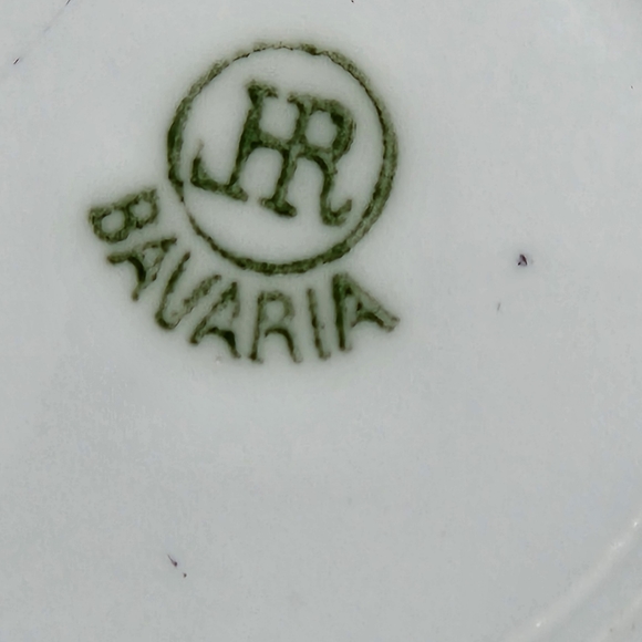 Vintage Hand Painted HR Bavaria Plate 6.5" - Picture 5 of 5